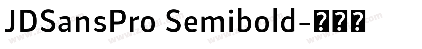 JDSansPro Semibold字体转换